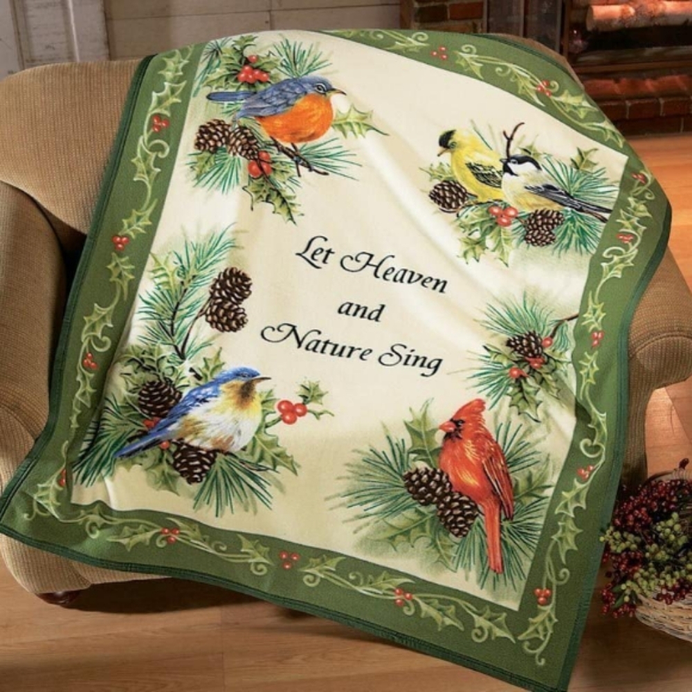 Let Heaven &Nature Sing Fleece Blanket